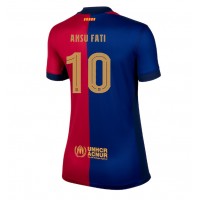 Barcelona Ansu Fati #10 Hjemmedrakt Dame 2024-25 Kortermet